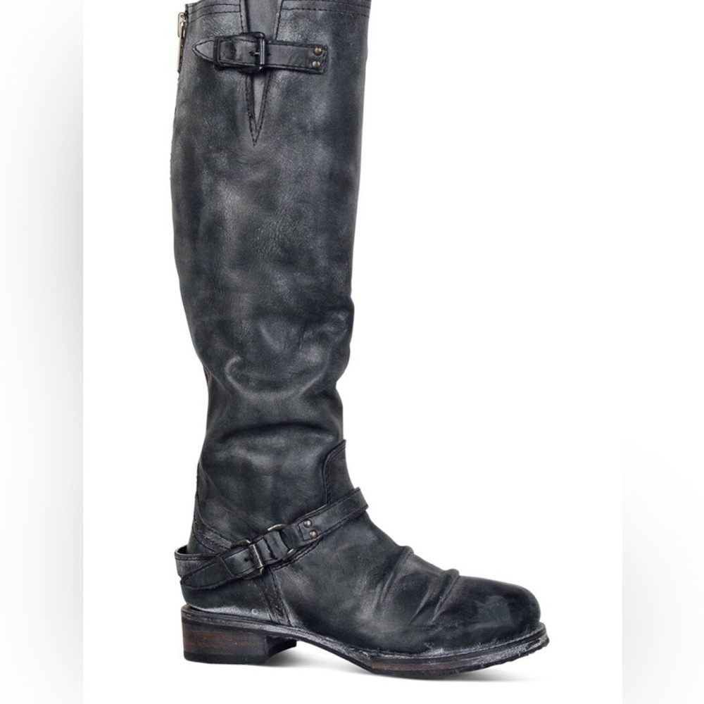 ❤️NWT FREEBIRD ROADY TALL BLACK LEATHER BOOT SIZE 9